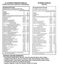 nutreince - all varieties — Calton Nutrition Store
