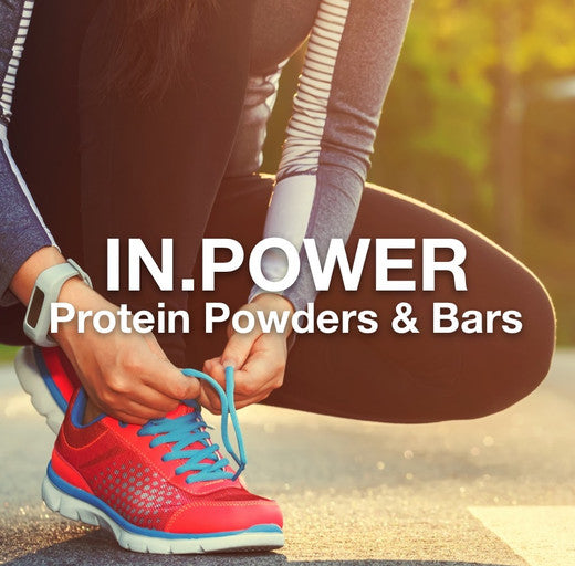 IN.POWER:  Supply your body with the world’s best tasting, most biologically active, organic whey and plant proteins